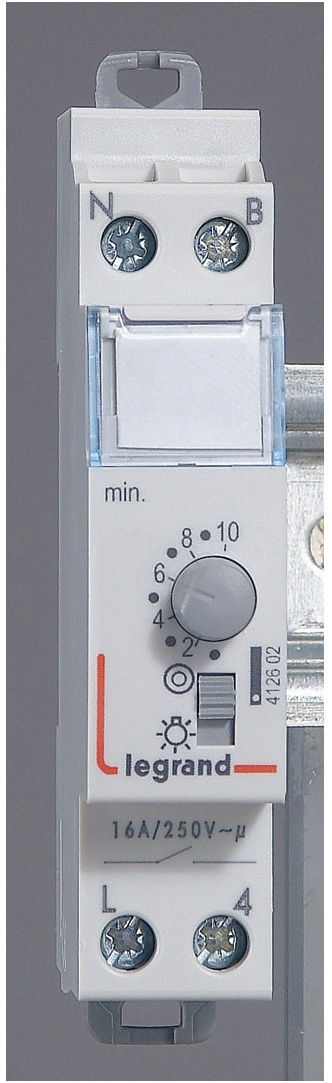 Minuterie modulaire 230V~ 50Hz et 60Hz - sortie 16A 250V~ - 1 module – Image 2