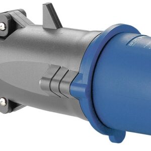 Fiche mobile droite Hypra IP44 32A - 200V~ à 250V~ - 3P+T - plastique