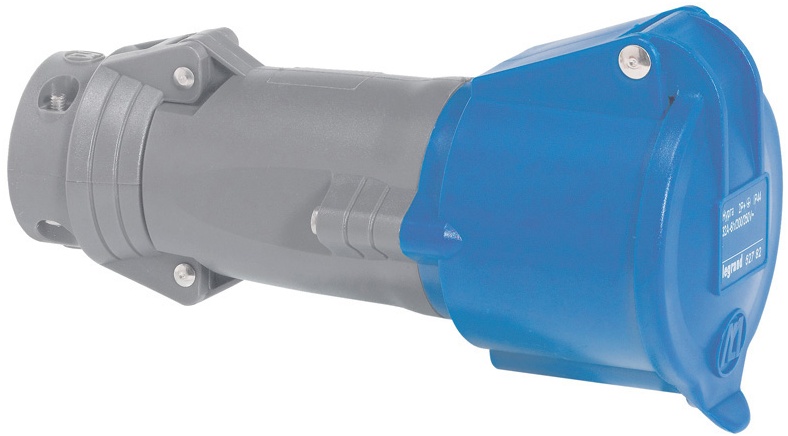 Prise mobile Hypra IP44 32A - 200V~ à 250V~ - 3P+T - plastique