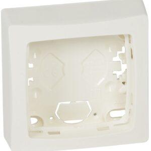 Cadre saillie 1 poste Appareillage saillie blanc