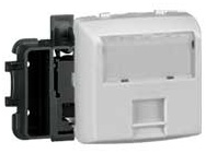 Prise RJ45 catégorie 6 FTP Appareillage saillie composable - blanc