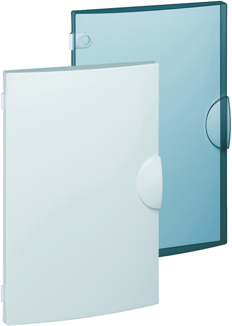 Porte opaque blanc gamma+ pour coffret gamma 13, 2 rangées 26 M – Image 5