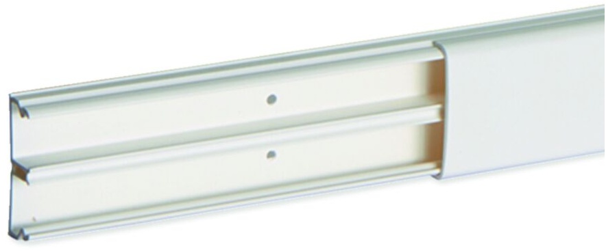 Moulure Optima TM 32x12,5 2 compartiments blanche