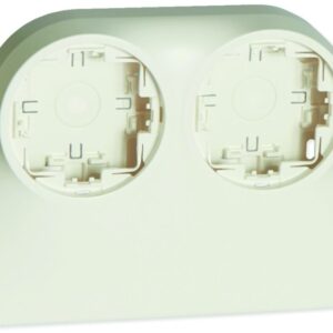 Boîtier double pour appareillages OptimaTM sur Optima TM 52x20 blanc