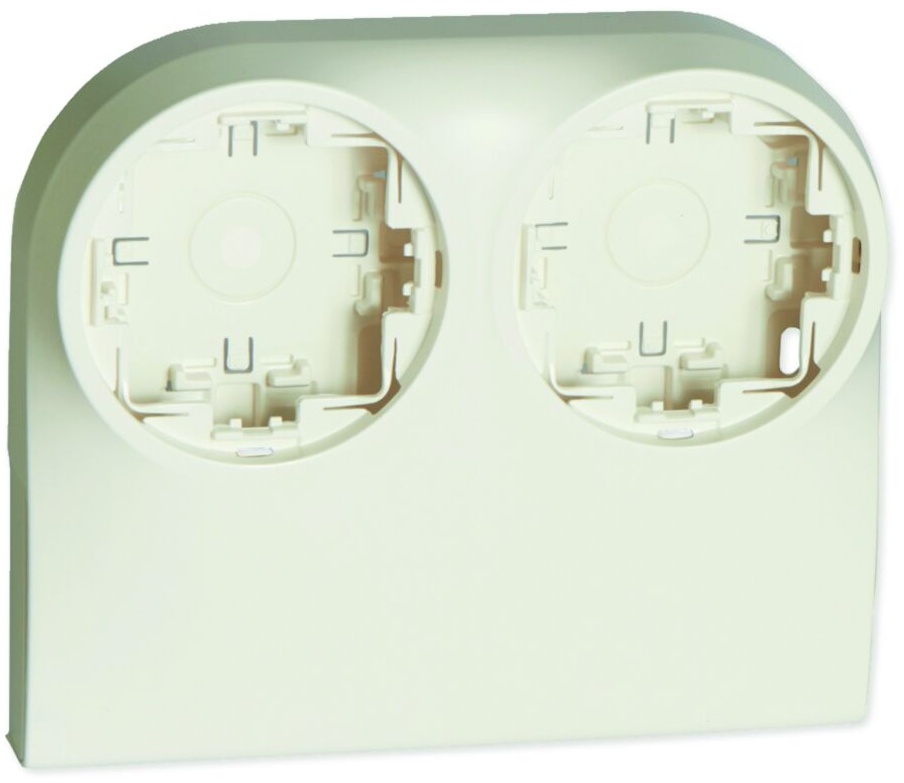 Boîtier double pour appareillages OptimaTM sur Optima TM 52x20 blanc