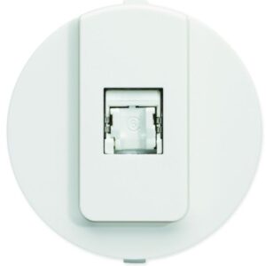 Prise Optima RJ45 Catégorie 6 UTP grade 1 blanche