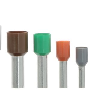 Embout de câblage simple 25 mm² noir (x 50)