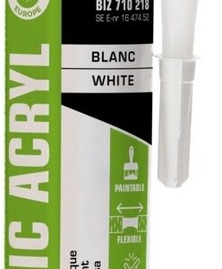 Mastic acrylique blanc pour joints et fissures 300 ml
