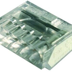 50 Bornes de connexion STAND 5 entrées pour fils rigides 0,5 à 2,5mm2 24A-450V