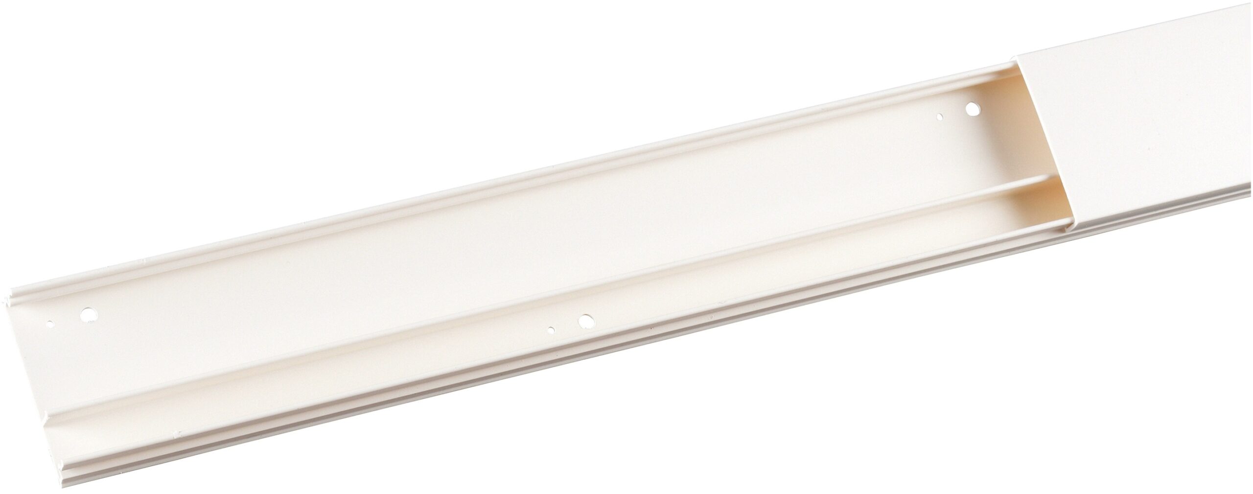 Moulure Keva 50mmx20mm - Fond+couvercle-2 compartiments-Longueur 2m-Blanc Artic – Image 2
