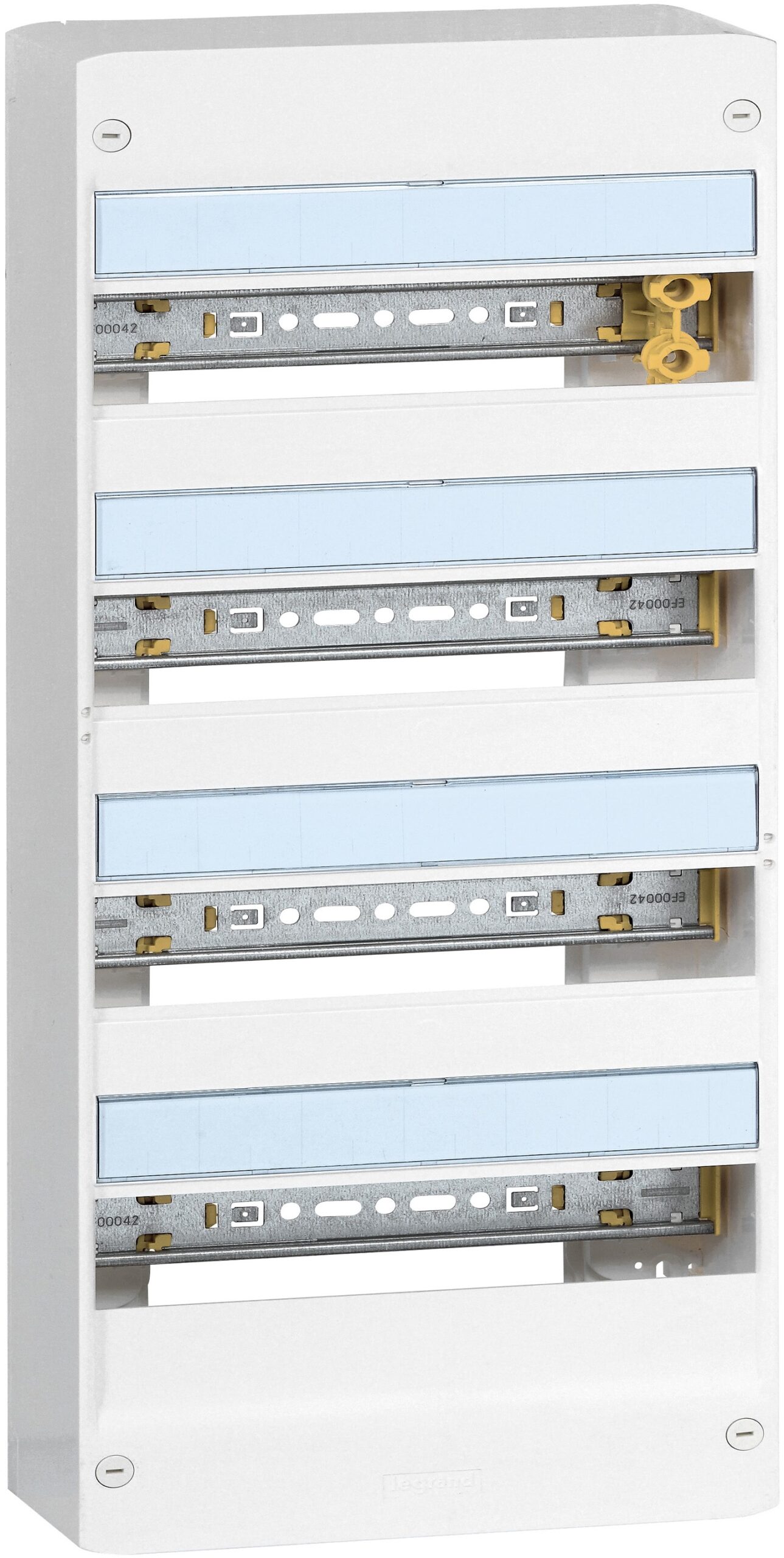 Coffret Drivia 13 modules 4 rangées saillie IP30 IK05 - Blanc RAL9003