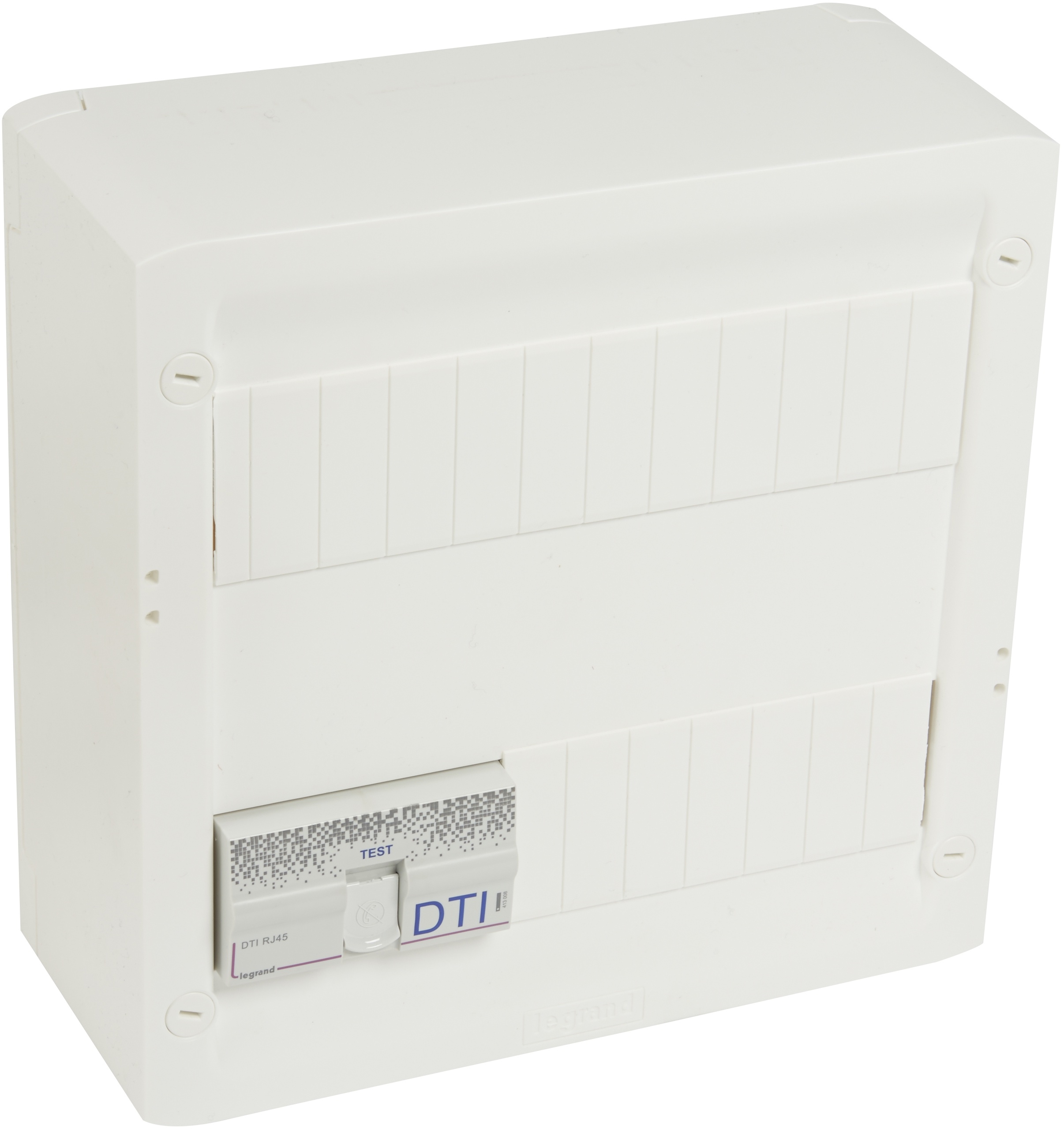 Coffret Basique Grade 2 TV Drivia 13 - 4xRJ45 STP + répartiteur TV 2 sorties