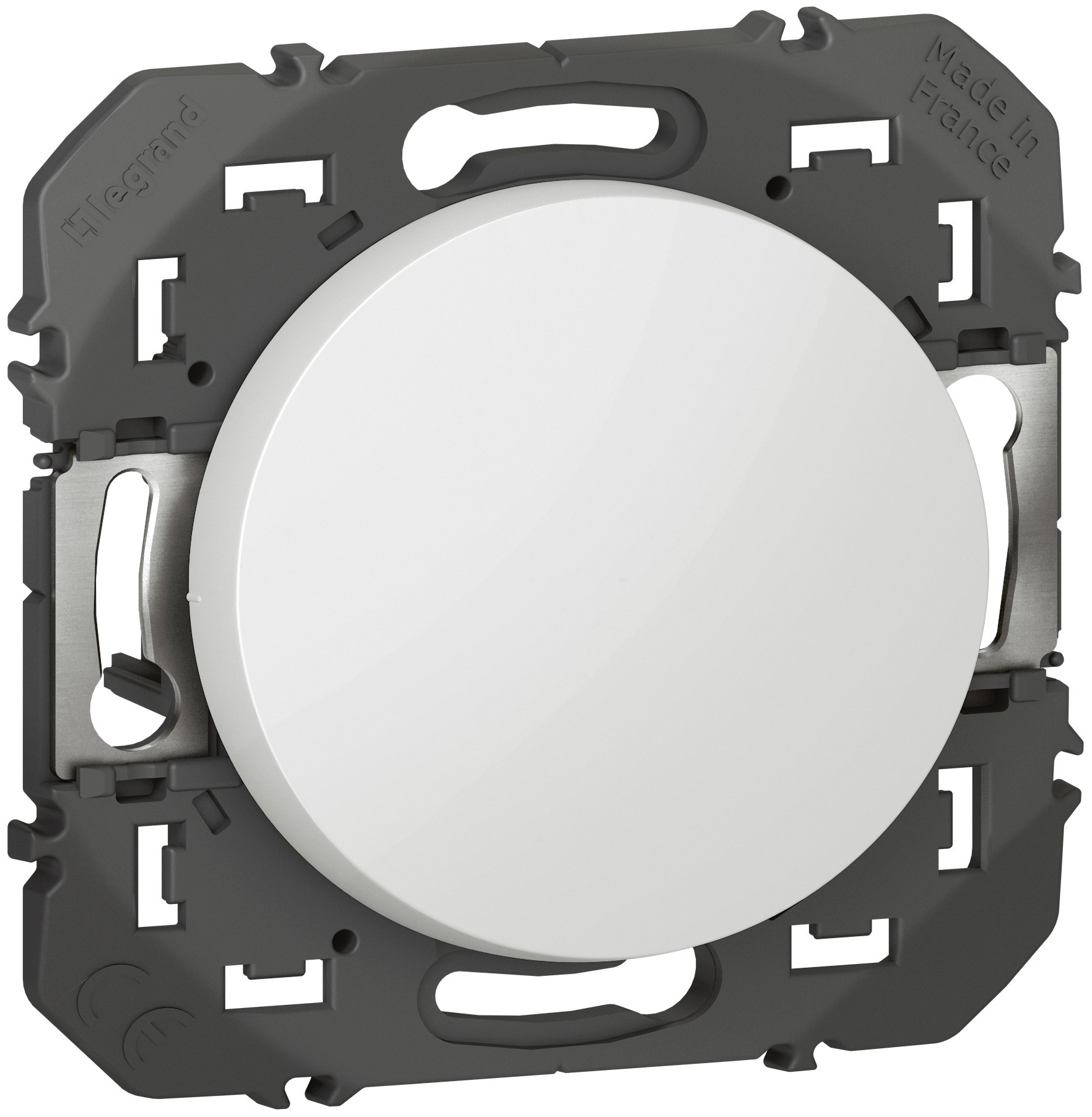 Poussoir simple dooxie 6A 250V~ finition blanc