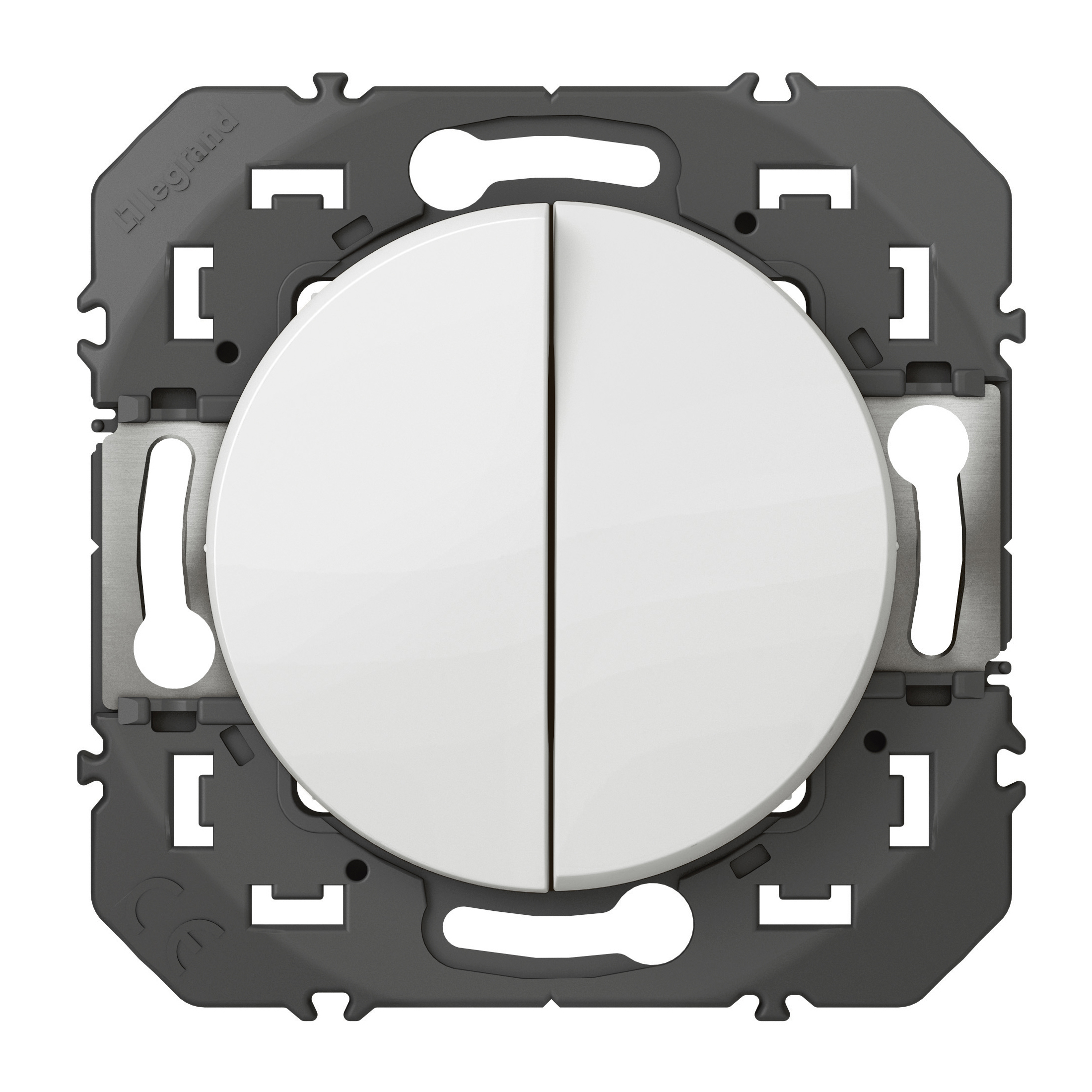 Transformeur pour 5 fonctions va-et-vient et poussoir dooxie finition blanc – Image 3