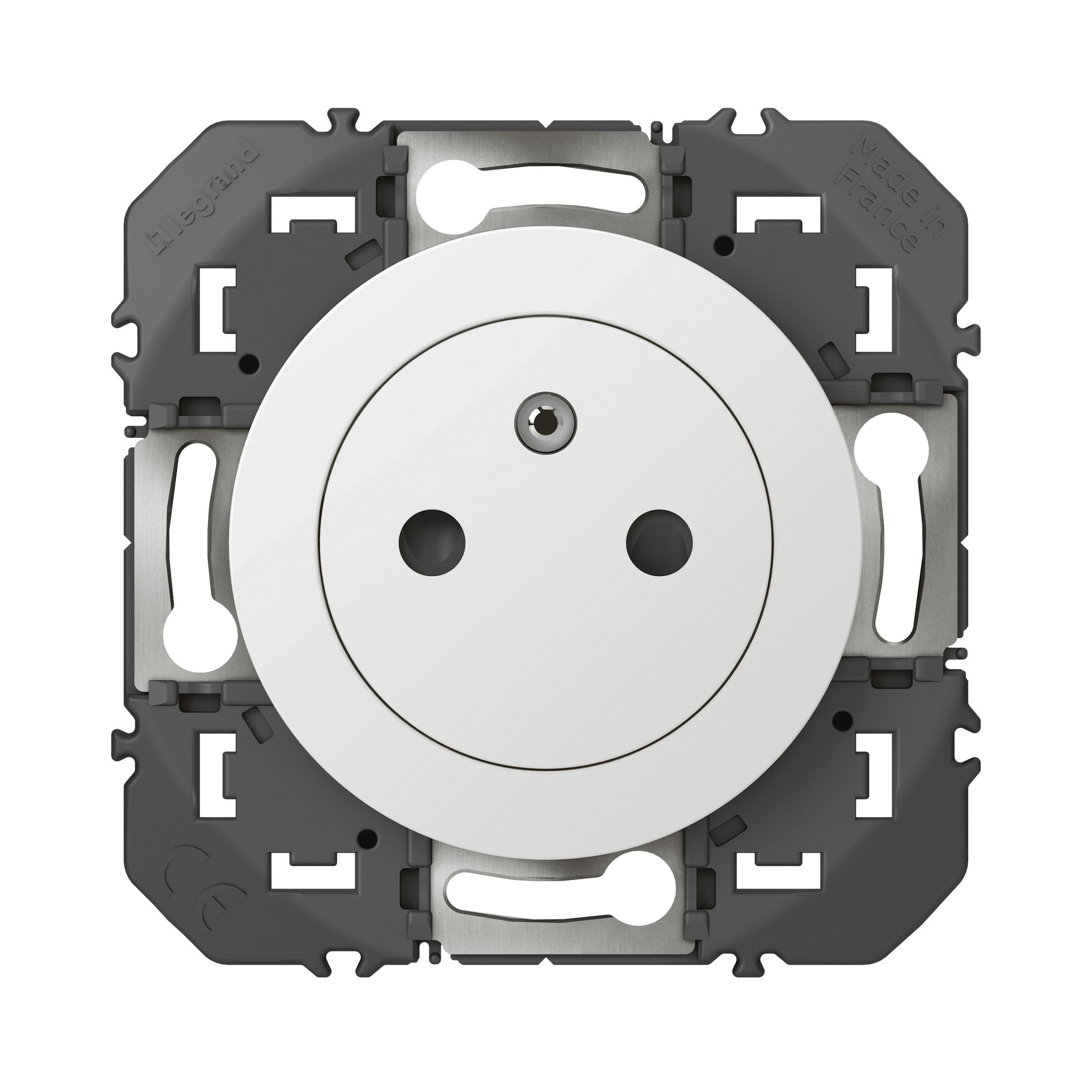 Prise de courant 2P+T Surface auto dooxie finition blanc - 16A 250V – Image 3