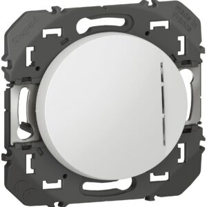 Interrupteur ou va-et-vient avec voyant témoin dooxie 10AX 250V~ finition blanc