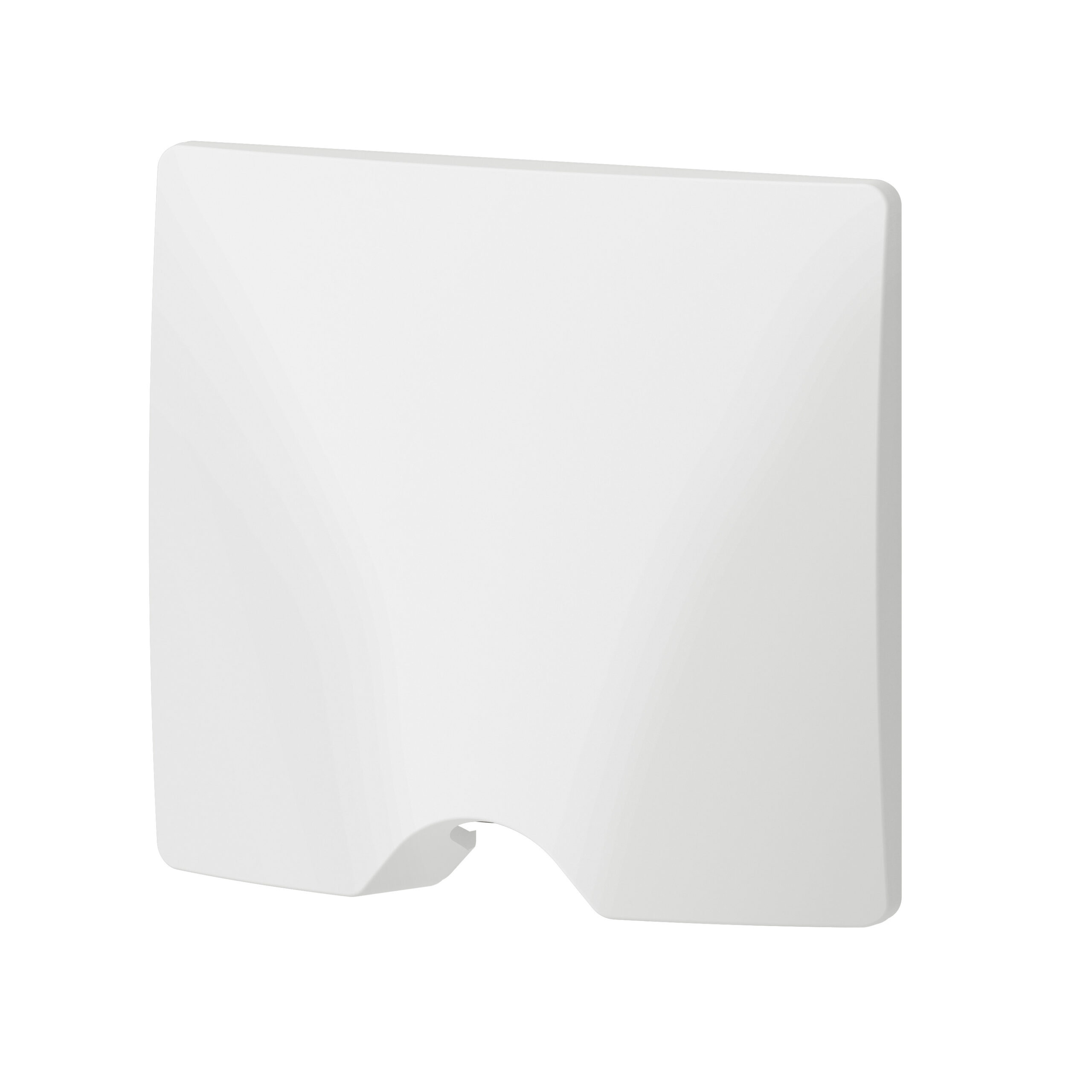 Sortie de câble IP21 dooxie complète avec plaque à encastrer - finition blanc – Image 2