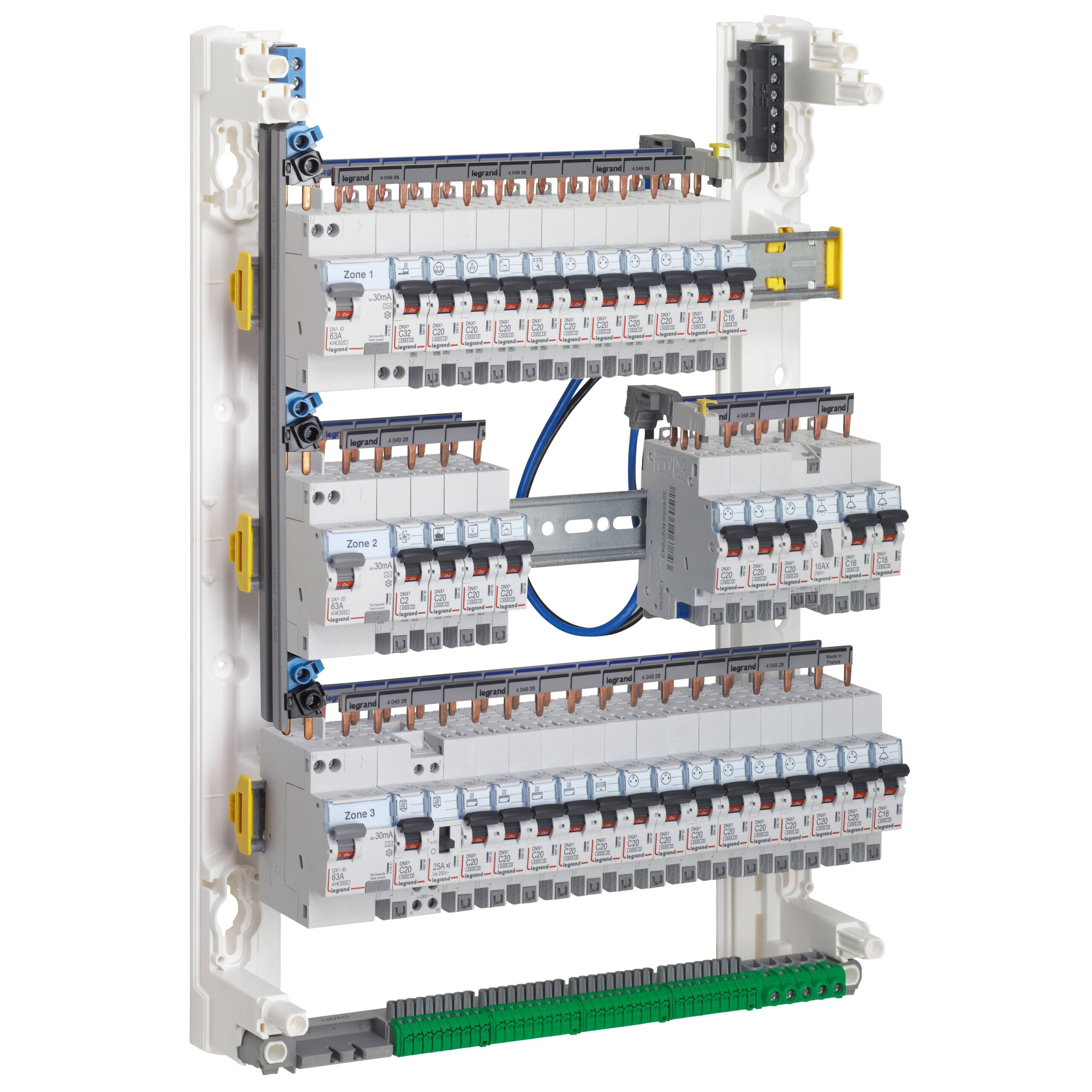 Peigne vertical VX³ - entraxe 125mm - pour coffret 3 rangées – Image 2