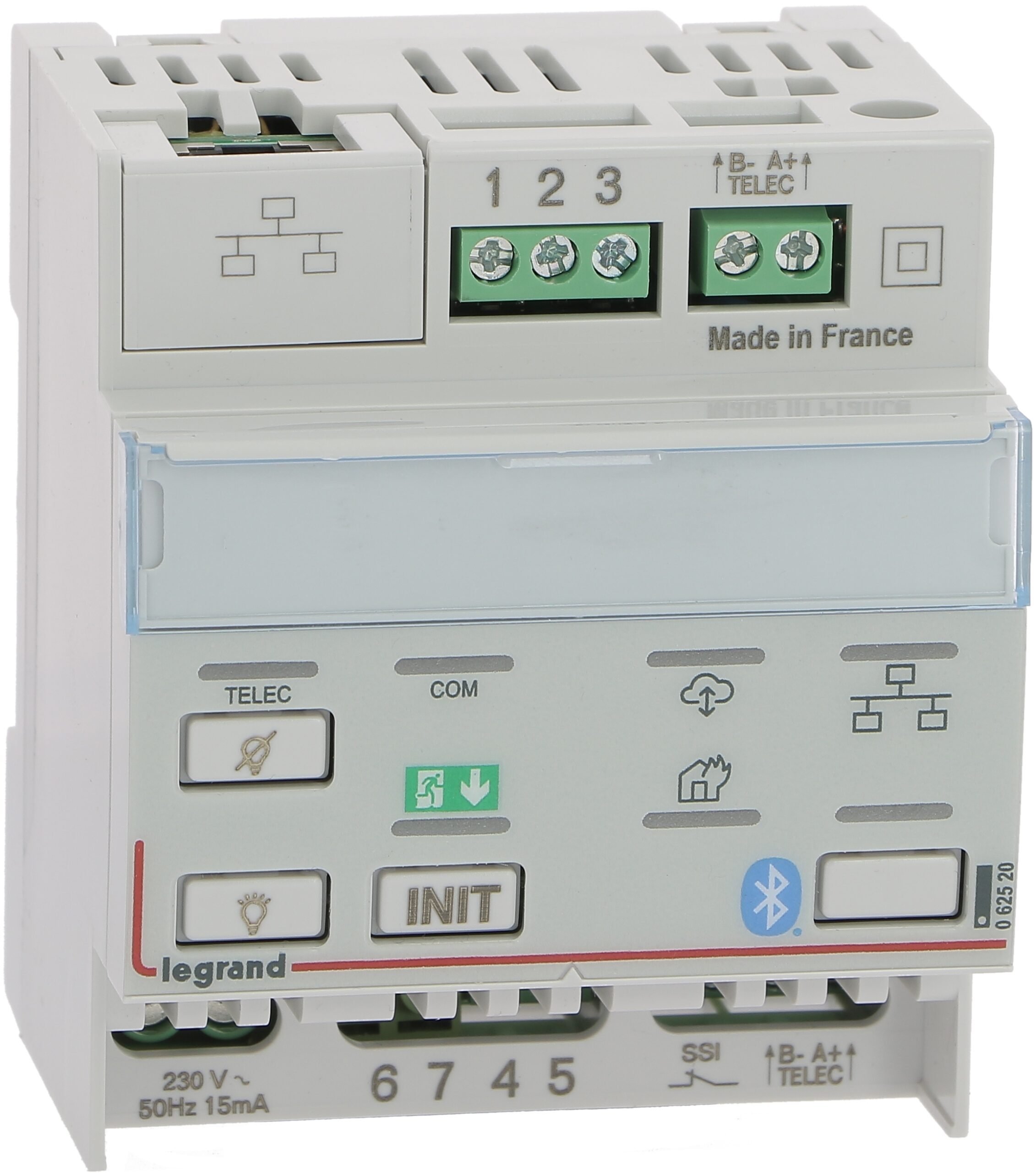 Télécommande modulaire multifonctions connectée IP pour BAES et alarme incendie