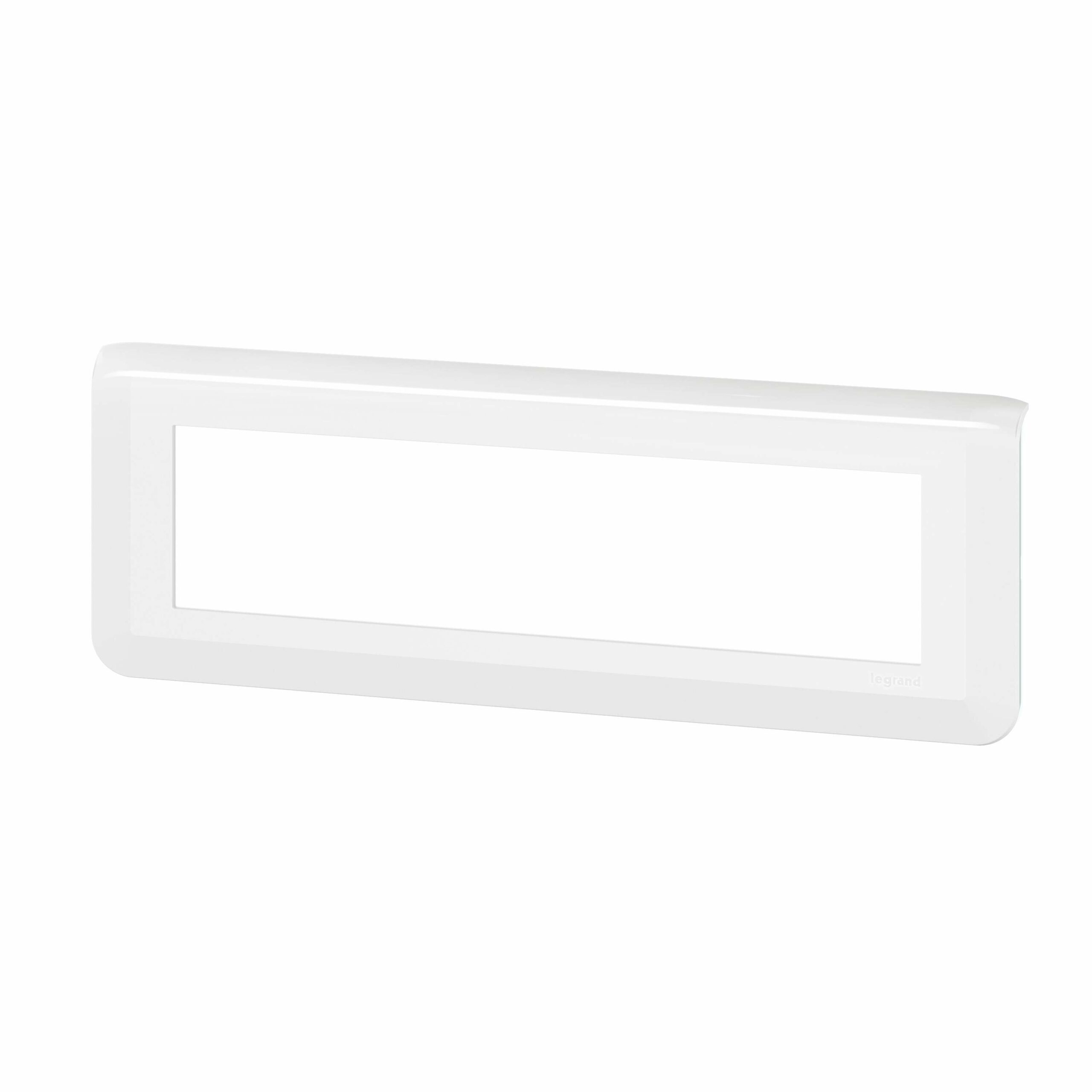 Plaque de finition horizontale Mosaic pour 8 modules blanc – Image 3