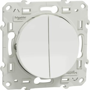 Odace 2011 - double va-et-vient - blanc - 10A