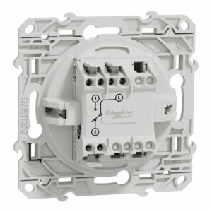 Odace 2011 - va-et-vient lumineux ou témoin - blanc - 10A - LED orange 1,5mA
