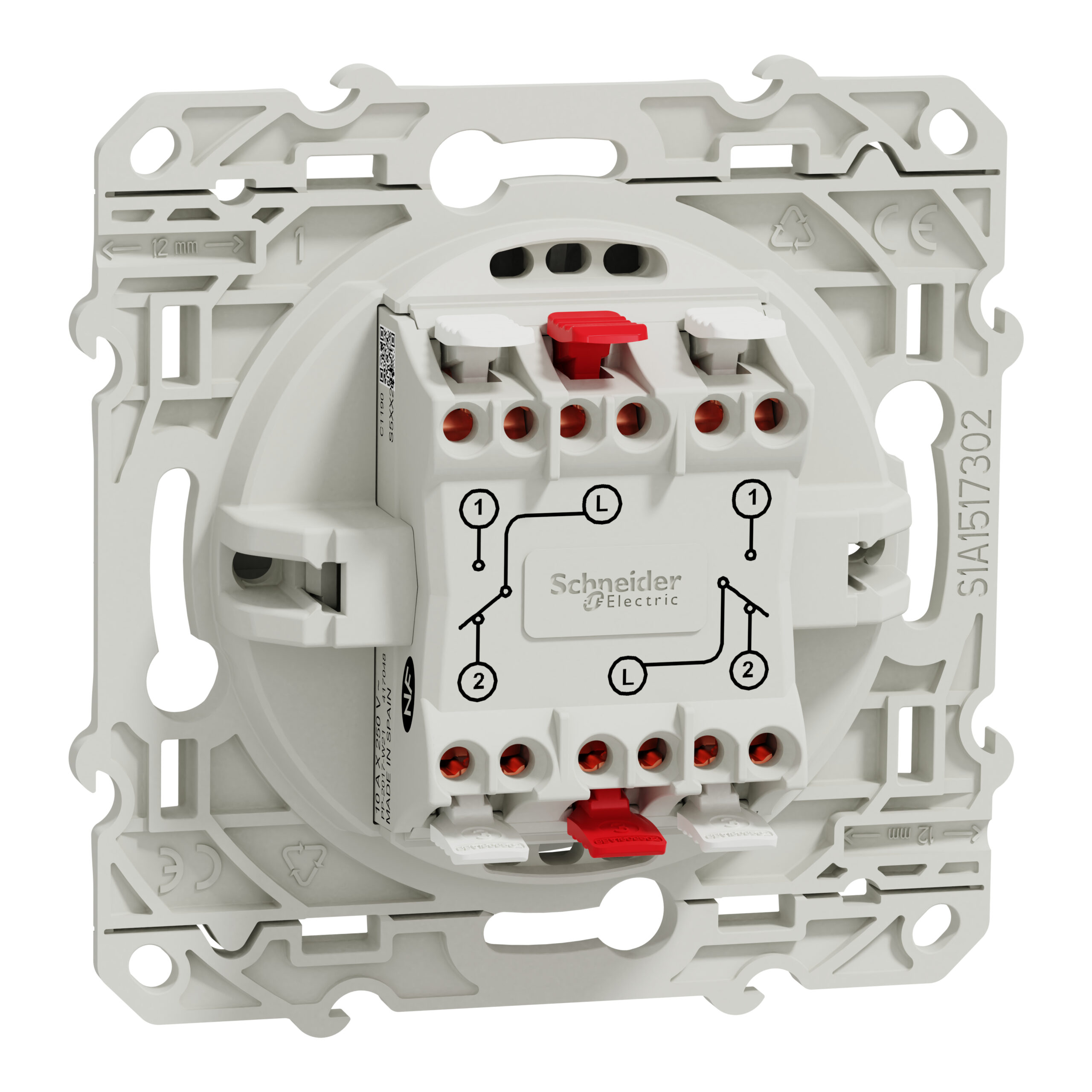 Odace 2011 - double va-et-vient - blanc - 10A – Image 3