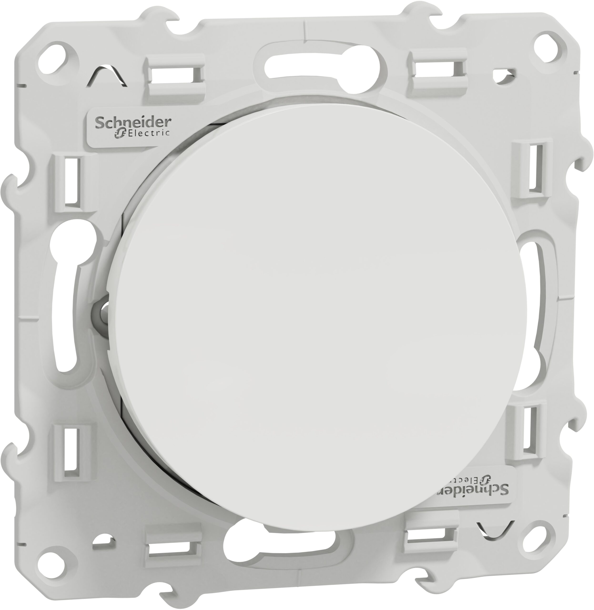 Odace 2011 - poussoir lumineux - blanc - 10A - voyant LED bleu 0,15mA – Image 3