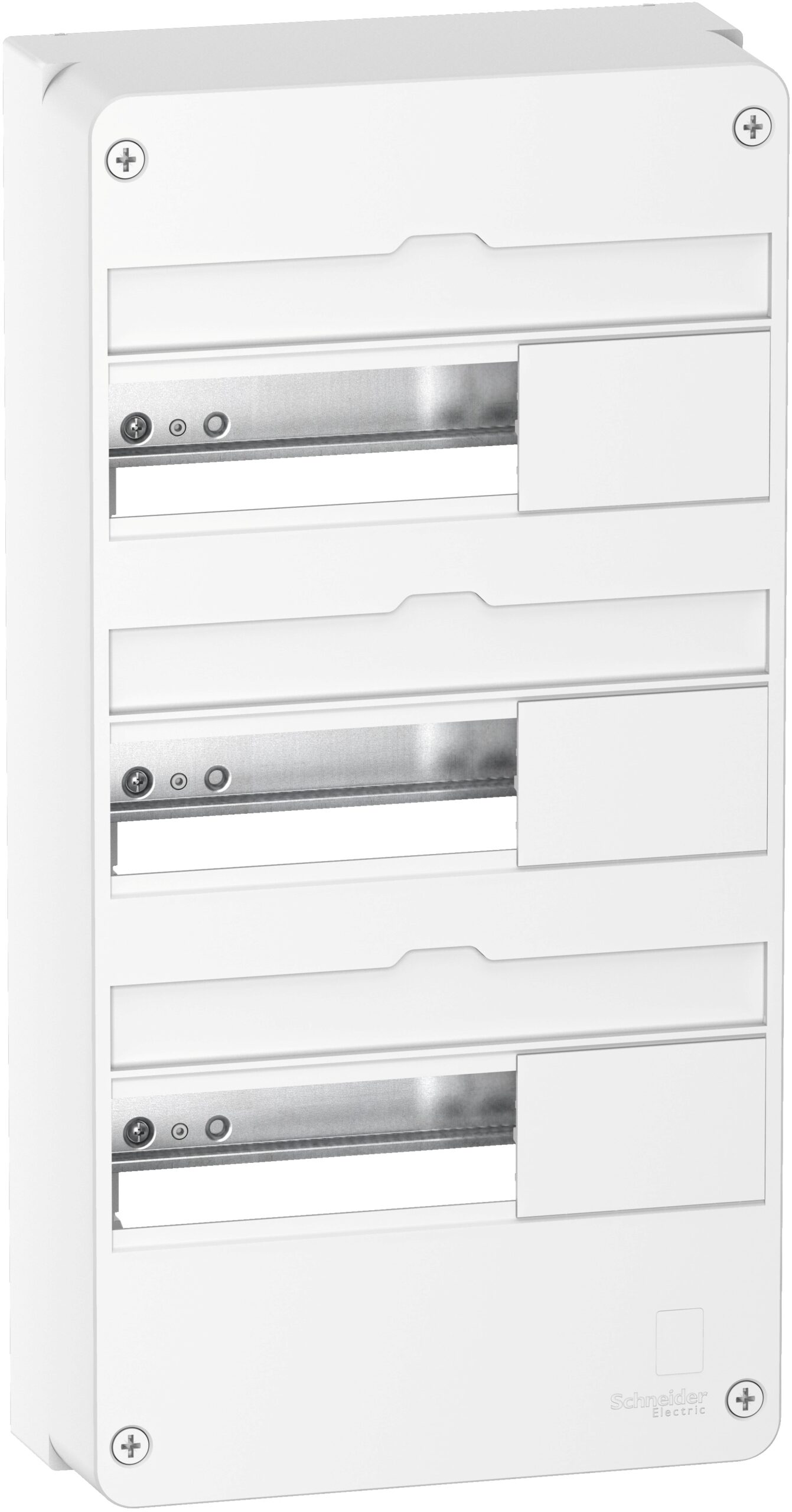 Resi9 - Coffret en saillie Blanc (RAL 9003)- 3 rangées de 13 modules