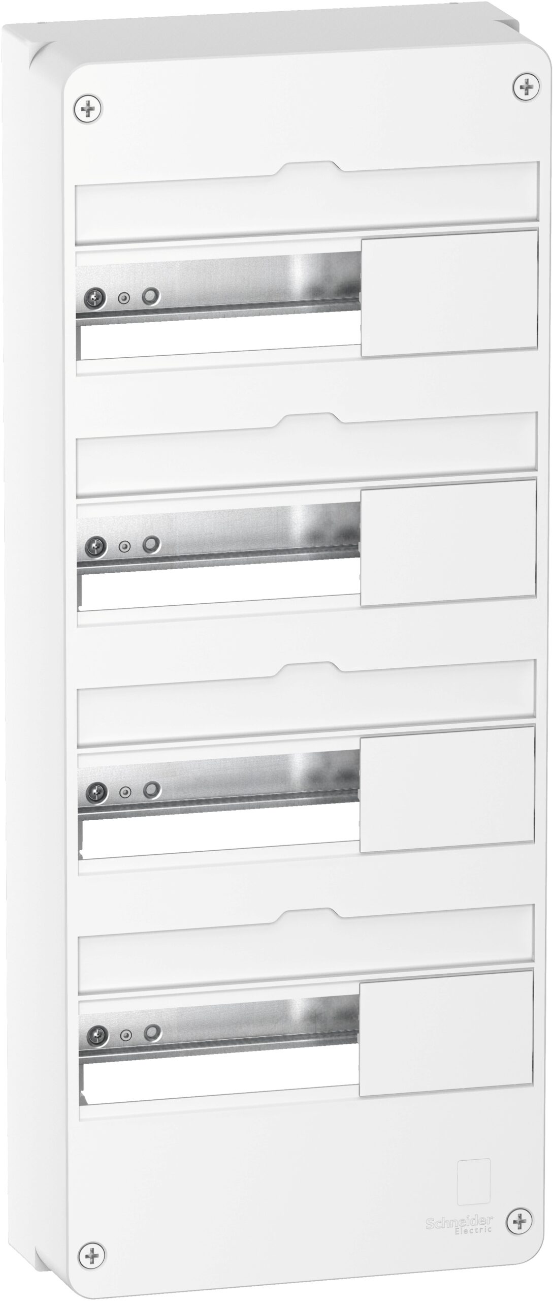 Resi9 - Coffret en saillie Blanc (RAL 9003)- 4 rangées de 13 modules