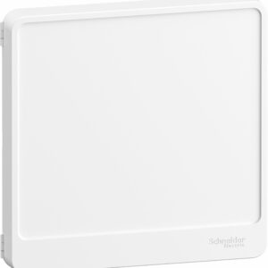 Resi9 - Porte Styl blanche (RAL 9003) pour coffret 1 rangée de 13 modules