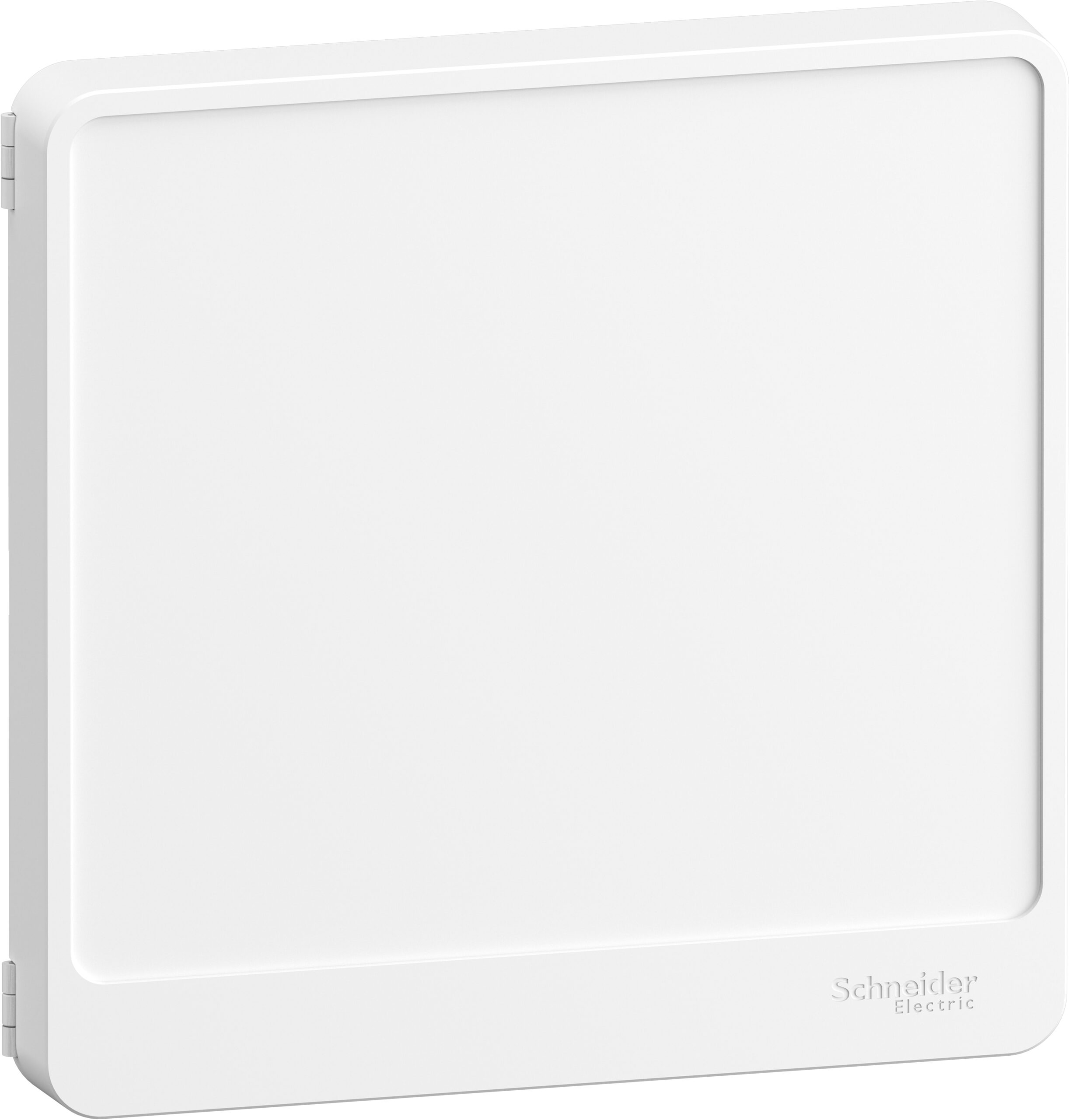 Resi9 - Porte Styl blanche (RAL 9003) pour coffret 1 rangée de 13 modules