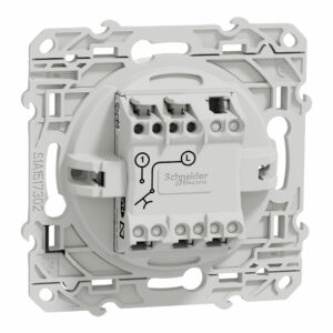 Odace 2011 - poussoir - blanc - 10A