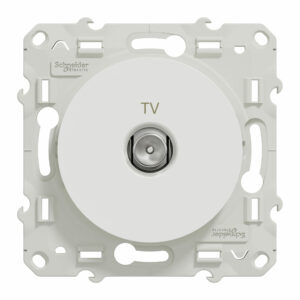 Odace 2011 - prise TV simple - blanc