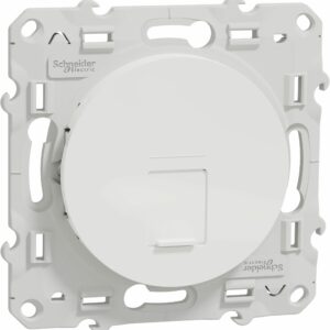 Odace 2011 - prise RJ45 cat.6 STP - grade 2TV min à grade 3TV - blanc