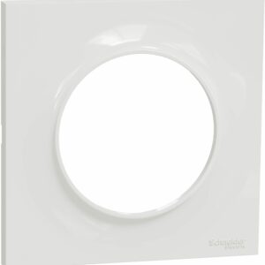 Odace 2011 Styl - plaque 1 poste blanc