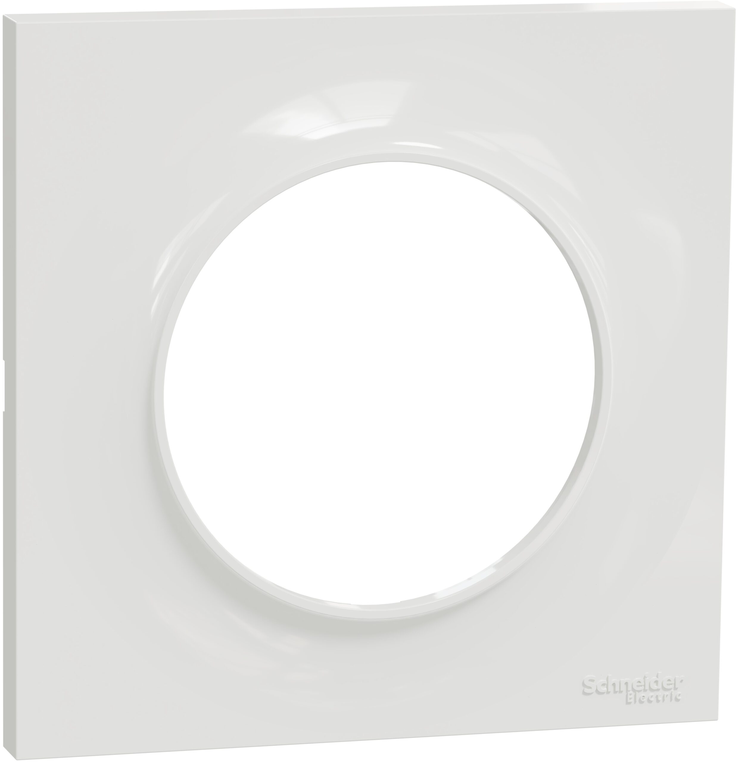 Odace 2011 Styl - plaque 1 poste blanc