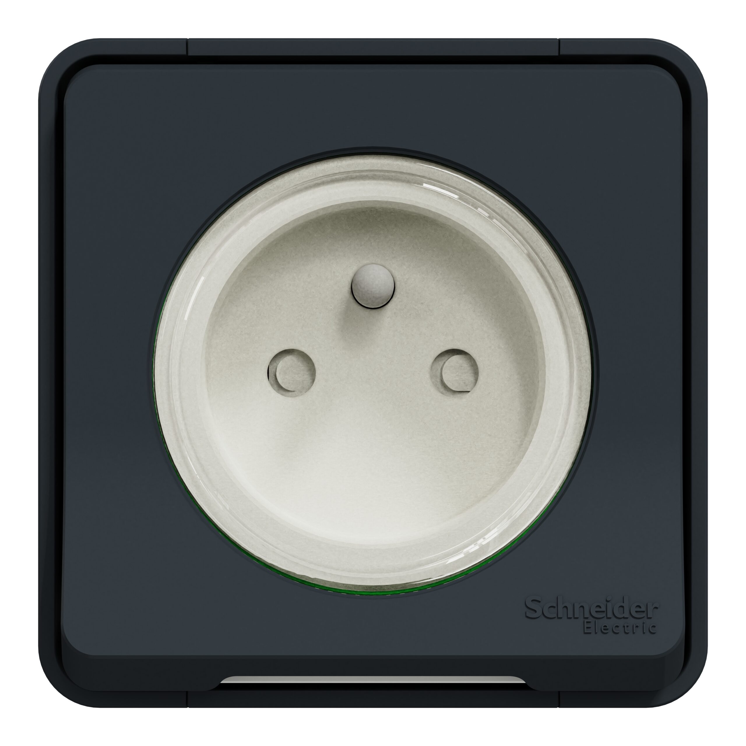Mureva Styl - Prise courant 2P+T - saillie - IP55 - IK08 - connexion auto - gris – Image 2