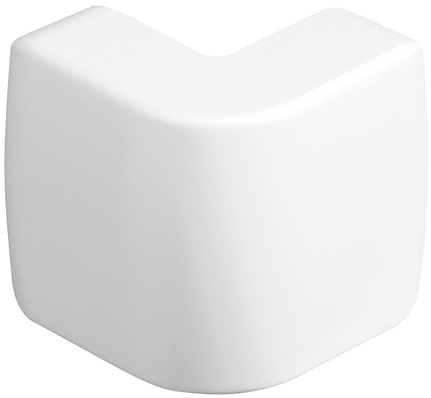 Angle extérieur Variasouple +ou-7° pour moulure Keva 32mmx12mm -PVC Blanc Artic