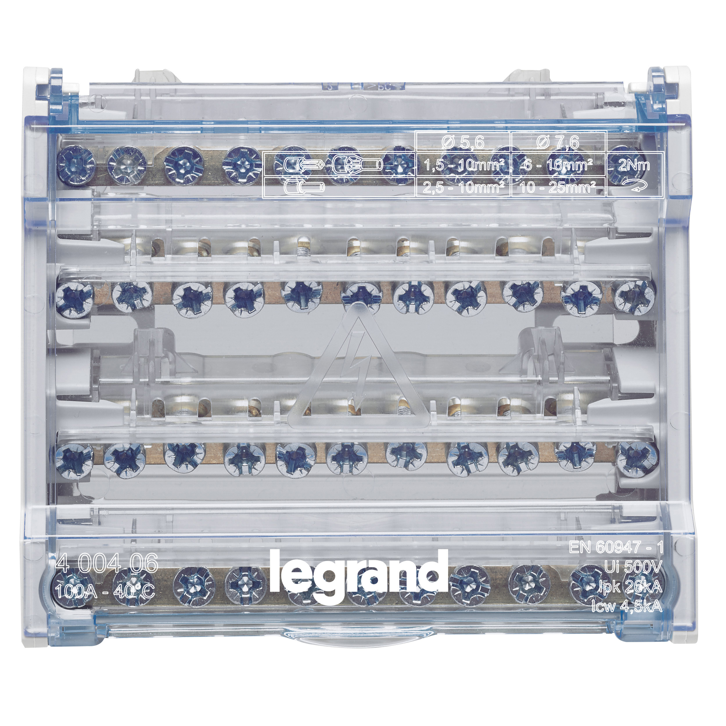 Répartiteur modulaire 4P 100A - 6 modules – Image 2