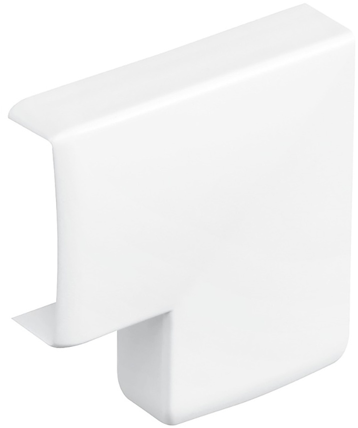 Angle plat pour moulure Keva 32mmx12mm - PVC Blanc Artic