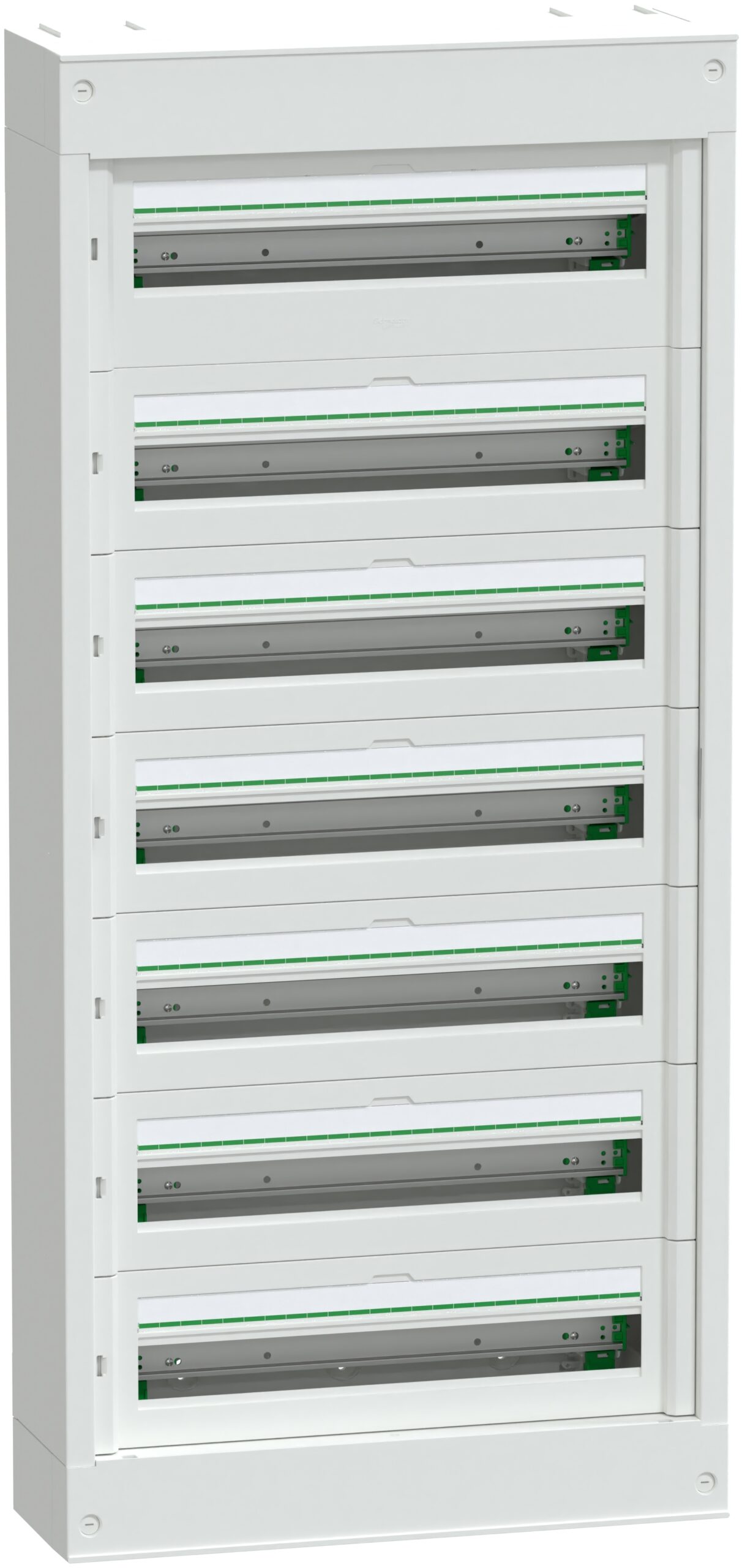PrismaSeT S - coffret saillie plastique & métal 7 rangées 24 modules