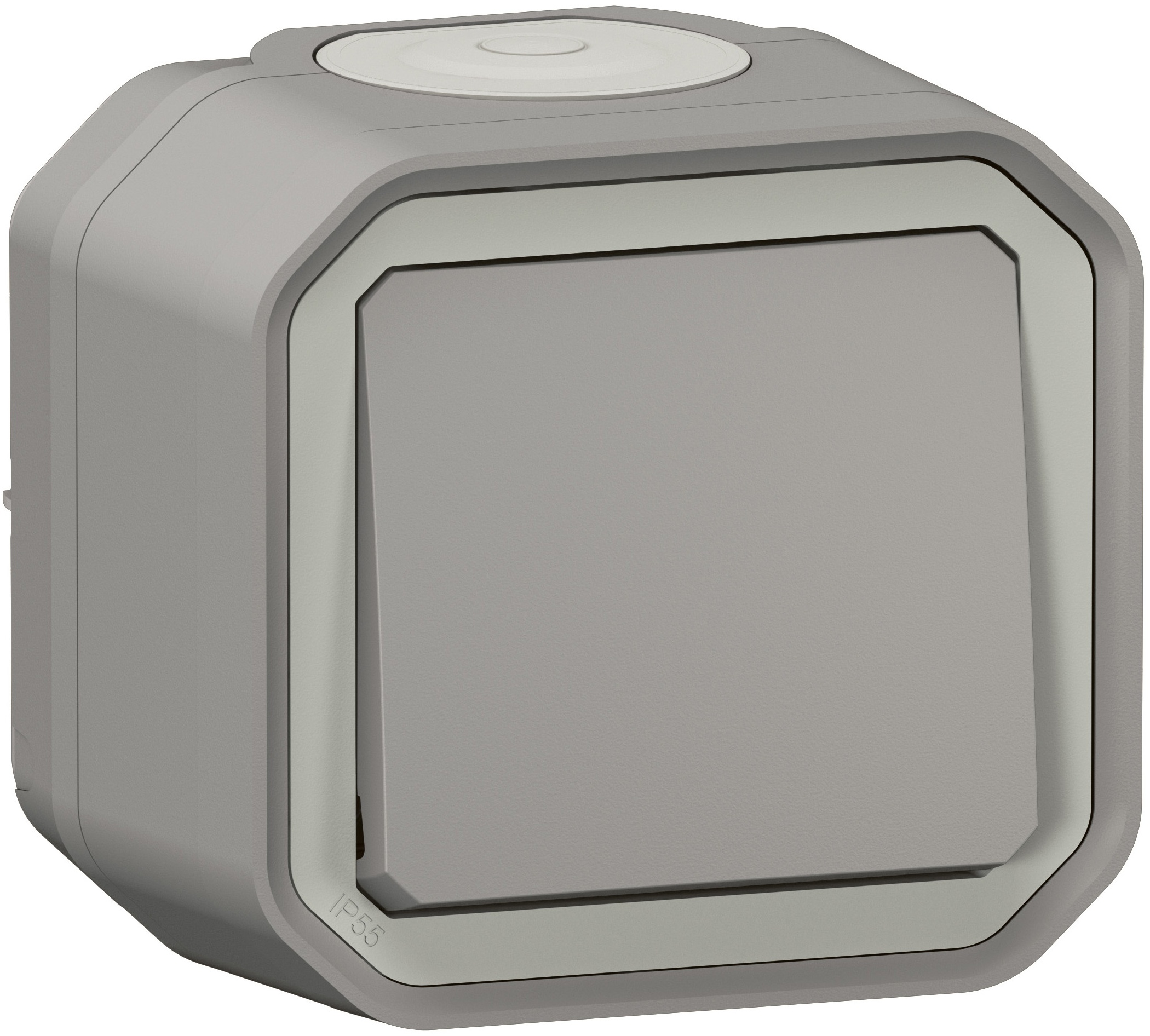Interrupteur ou va-et-vient 10AX 250V étanche Plexo complet saillie gris – Image 8