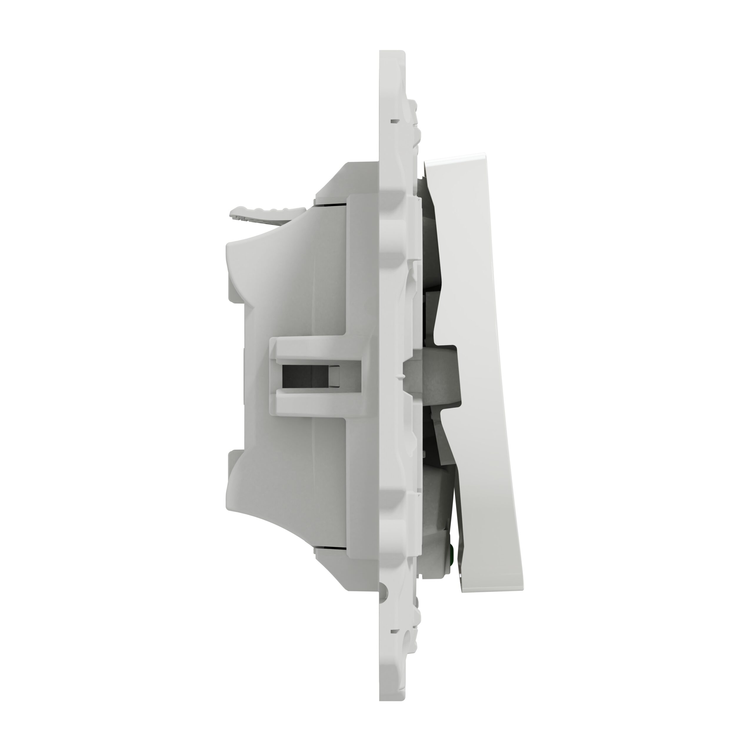 Odace 2011 - poussoir lumineux - blanc - 10A - voyant LED bleu 0,15mA – Image 4