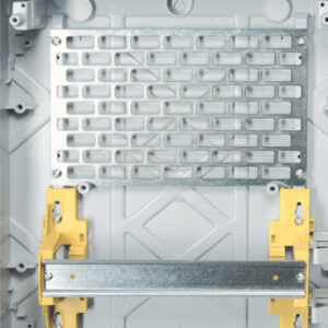 Coffret étanche Plexo³ 2x12 modules saillie avec embouts perforation directe