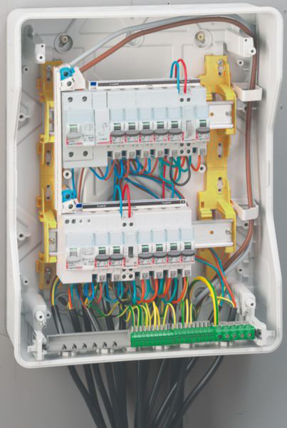 Coffret étanche Plexo³ 2x12 modules saillie avec embouts perforation directe – Image 3