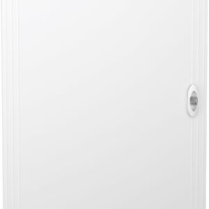 PrismaSeT XS - Porte pleine RAL9003 pour coffret saillie 4 rangées 24 modules