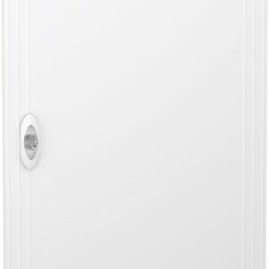 PrismaSeT XS - Porte pleine RAL9003 pour coffret encastré 4 rangées 18 modules