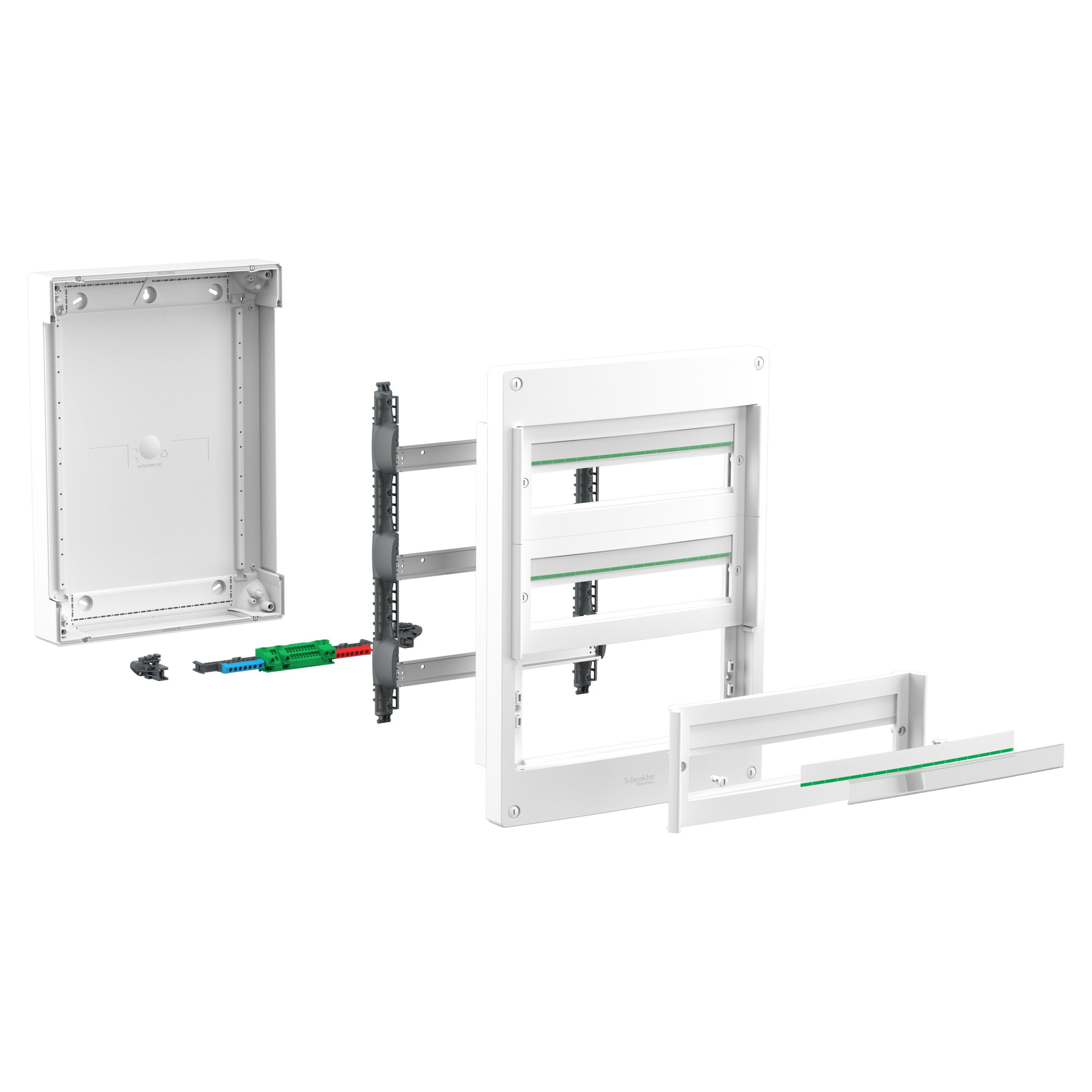 PrismaSeT XS - Coffret saillie 4 rangées 18 modules - sans porte – Image 2