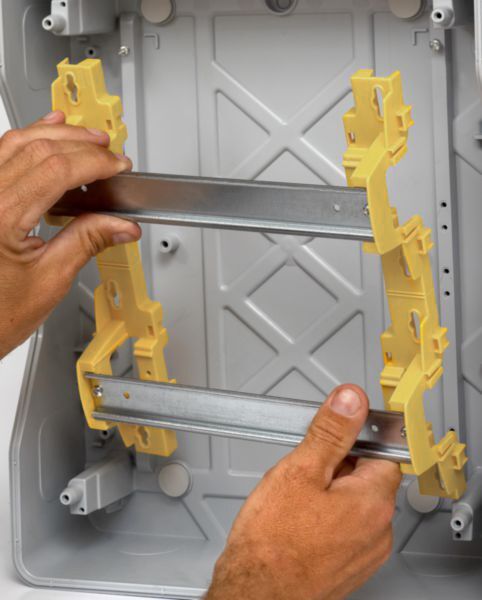 Coffret étanche Plexo³ 2x12 modules saillie avec embouts perforation directe – Image 5